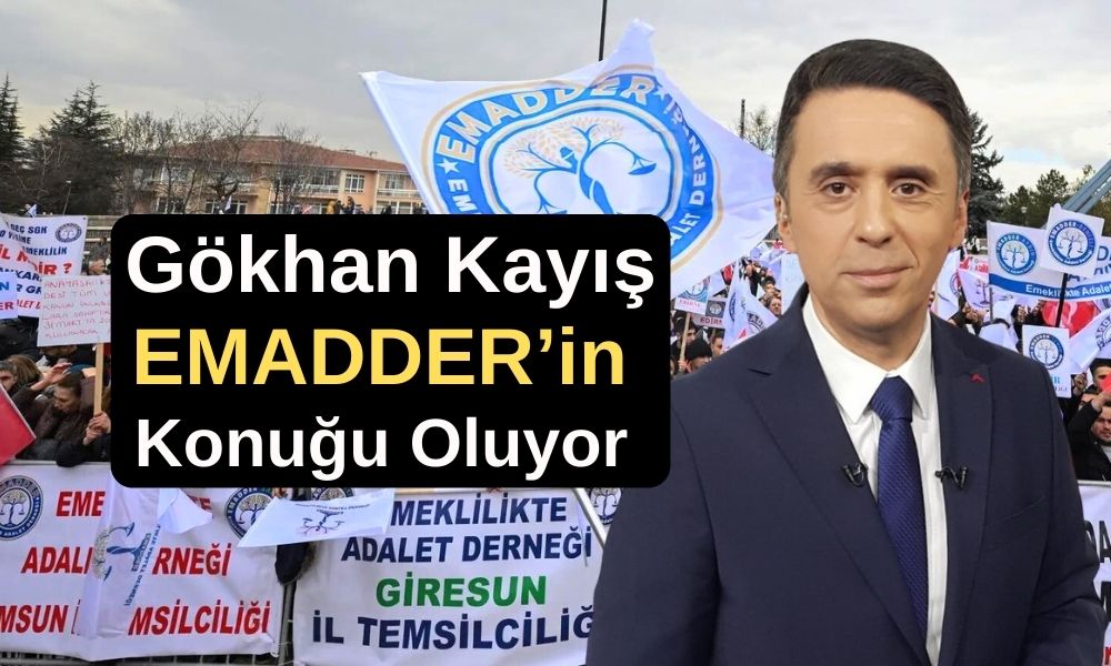 Gazeteci Gökhan Kayış bu akşam saat 21.00’da EMADDER’in konuğu olacak.