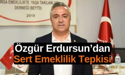 Özgür Erdursun: Milletvekili emekliliği diye saçma bir emeklilik olamaz! Milletvekilliği emekliliği iptal edilmelidir.