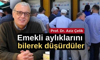 Aziz Çelik emekli ve emekçilere destek verdi: Aylıkları bilerek düşürdüler!