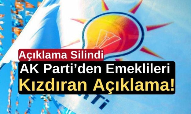 AK Partili isimden tepki çeken açıklama: 32 milyon çalışanın, 16 milyon emekliye bakması sürdürülemez