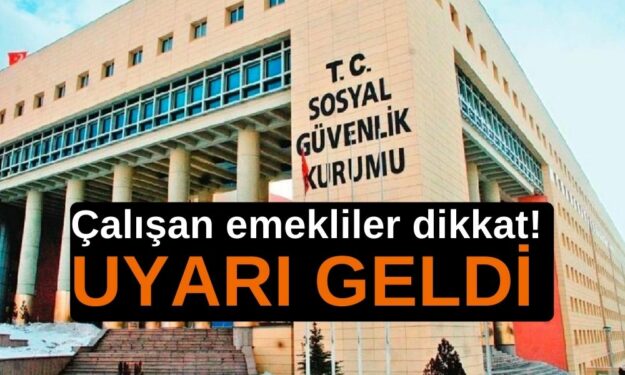 Emekli olduktan sona çalışma hayatına devam eden vatandaşlar için SGK uzmanı Emin Yılmaz'dan uyarı geldi.