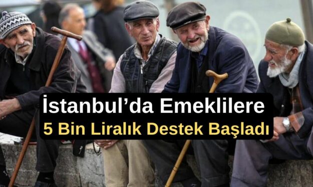 Şişli'de emekliye beş bin liralık pazar desteği başladı