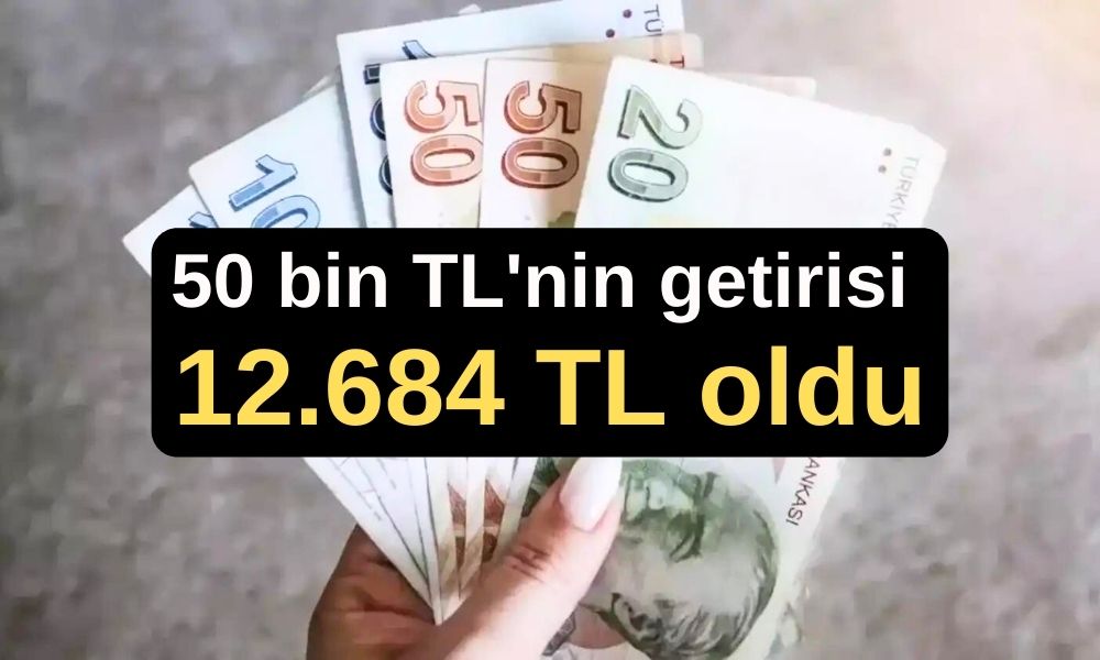 Mevduat faiz oranları tavan yaptı: 50 bin TL'nin getirisi 12.684 TL oldu!