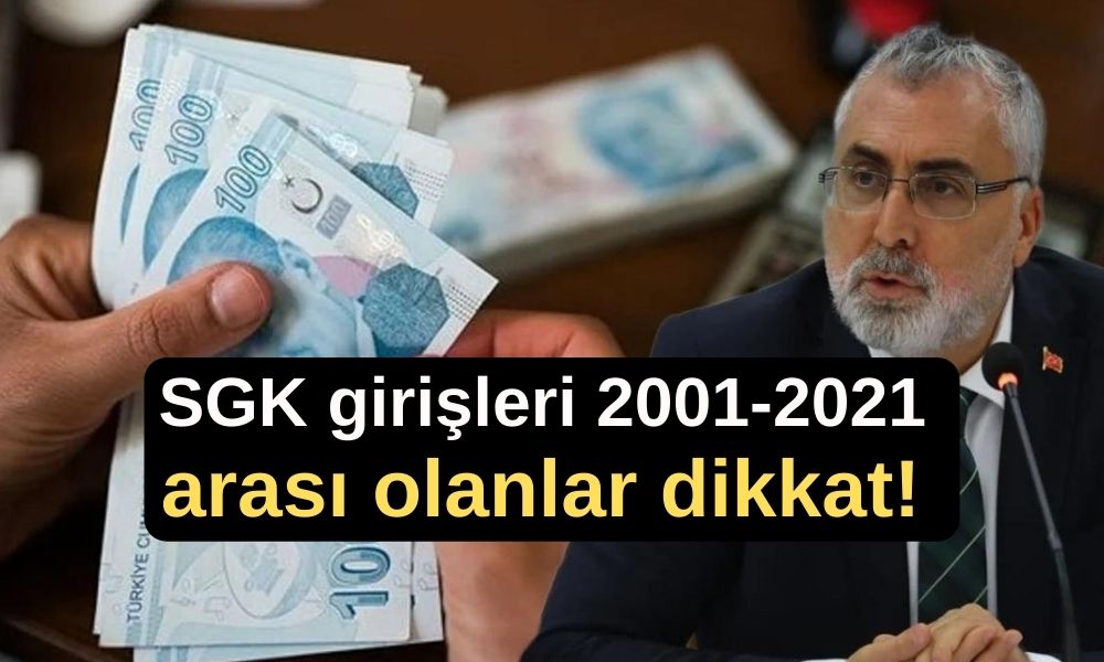 SGK girişleri 2001-2021 arası olanlar turnayı gözünden vurdu! İşte prim başlangıç tarihinize göre emeklilik yaş tablonuz