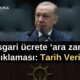 Tarih Verildi: Asgari Ücrete ‘Ara Zam’ İddiası Asgari Ücret Zammı Beklentileri Artıyor SGK Başuzmanı İsa Karakaş, hükümetin asgari ücrete ek zam yapma konusunda daha fazla erteleme yapamayacağını belirtti. 2024 Ocak ayında yapılan yüzde 49’luk asgari ücret zammı, enflasyon karşısında değer kaybetti ve asgari ücretlilerin alım gücü önemli ölçüde düştü. Enflasyon ve Geçim Sıkıntısı Yılın ilk yedi ayında hayat pahalılığı etkisini gösterdi ve asgari ücretlilerin geçim sıkıntıları derinleşti. Türk-İş verilerine göre, Temmuz ayında açlık sınırı 19 bin 234,43 TL’ye yükseldi ve asgari ücreti aştı. Gıda harcaması, giyim, konut (kira, elektrik, su, yakıt), ulaşım, eğitim, sağlık ve benzeri ihtiyaçlar için yapılan diğer aylık harcamaların toplam tutarı (yoksulluk sınırı) ise 62 bin 652,87 TL’ye ulaştı. Asgari Ücretin Reel Değeri ve Ek Zam İhtiyacı Temmuz ayı enflasyon verileri, asgari ücretin reel değerinin hızla gerilediğini ve ek bir zam ihtiyacını ortaya koydu. Halk TV’ye göre, SGK Başuzmanı İsa Karakaş, hükümetin asgari ücrete ek zam yapma konusunda artık daha fazla erteleme yapamayacağını ifade etti. Karakaş, Eylül ayına kadar bir ara zam yapılabileceğini ve bu zammın miktarının 3 bin 500 TL'yi bulabileceğini öne sürdü. Hükümetin Sessizliği ve Beklentiler Karakaş’ın açıklamalarına göre, eğer Eylül ayına kadar bir ara zam gerçekleşirse, asgari ücret 20 bin liranın üzerine çıkacak. Hükümetin bu iddialara karşı sessiz kalması, çalışan kesimde beklentilerin daha da artmasına neden oldu.