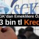 SGK Emeklilerine Büyük Kredi Fırsatı: 43 Bin TL Destek!