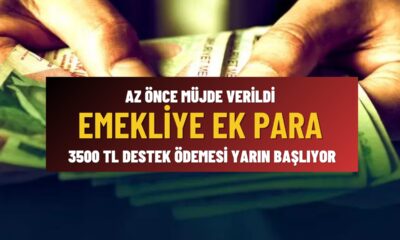 Emekliye 3500 TL’lik Ek Para Sürprizi! Yarın 08.30’da Ek Ödeme Başlıyor