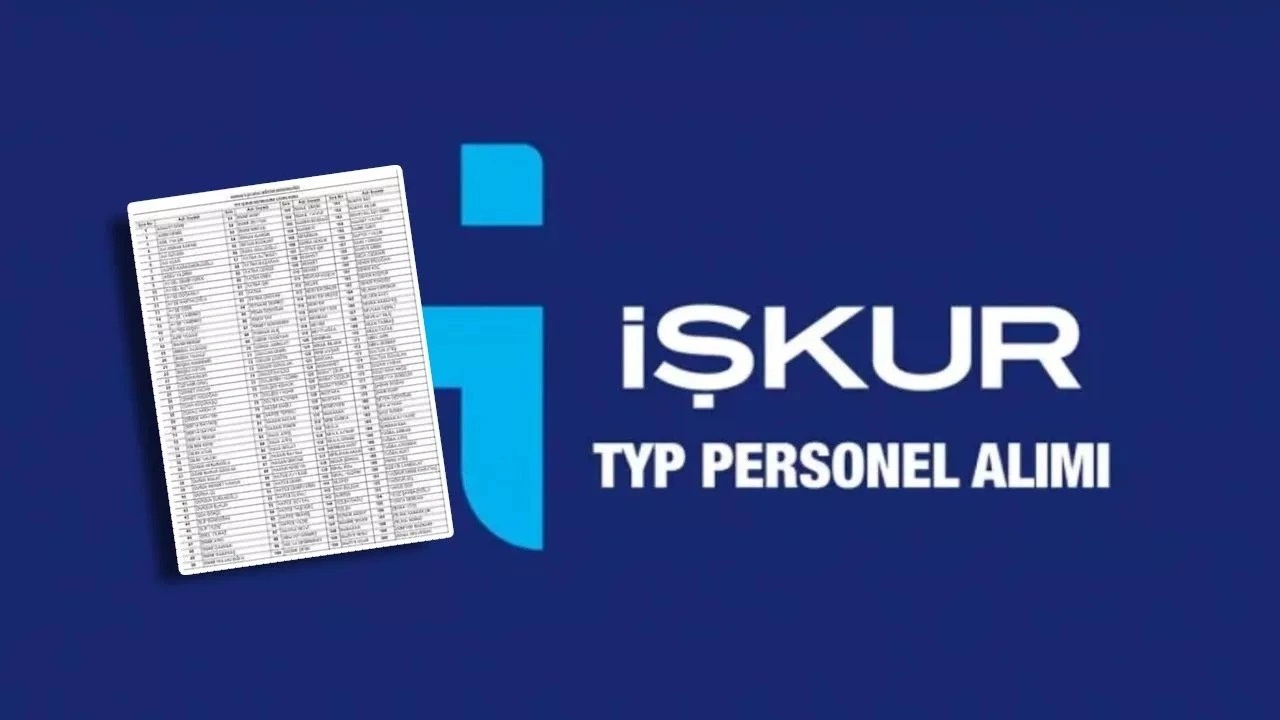 İŞKUR TYP iş ilanlarını yayınladı İŞKUR'dan KPSS ve sınavı olmadan iş imkânı!