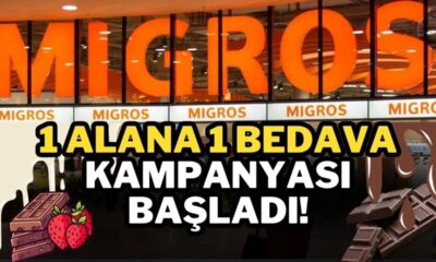 Migros'ta 1 alana 1 bedava kampanyası başladı