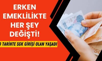 SGK girişi o tarihte olana emeklilik 12'den vuracak: Erken emeklilikte hesap kitap yapıldı!