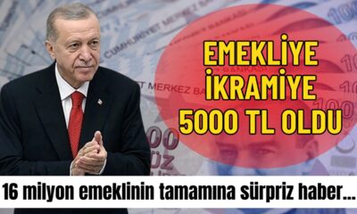 Emekliye 5000 TL İKRAMİYE