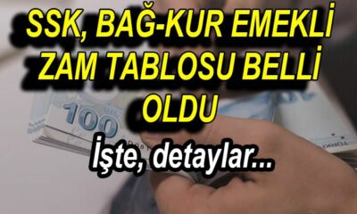 SSK, Bağ-Kur ve Emekli Sandığı maaşları belli oldu! 10, 11, 12 ve 13 bin lira alanların maaşı ne kadar oldu? 4A-4B-4C emeklilerinin maaş hesaplama tablosu...