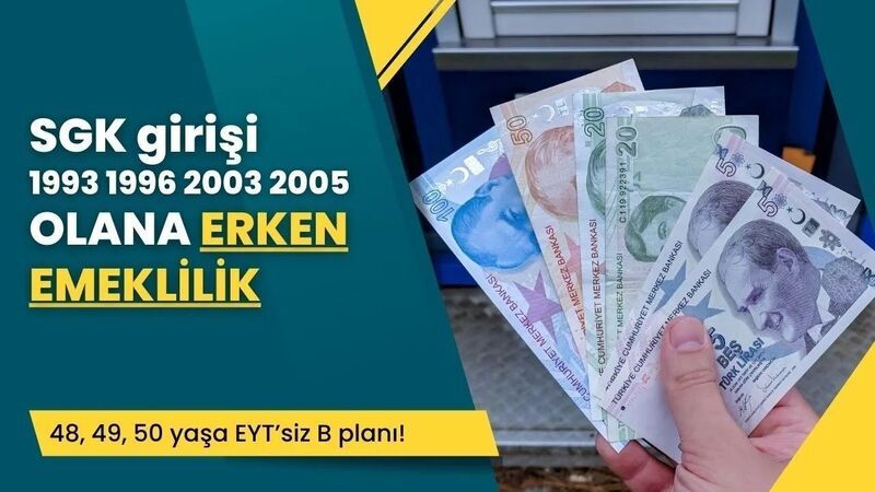 1993 1996 2001 2003 SGK girişine emeklilik tablosu kadın-erkek yaş gün prim hesabı