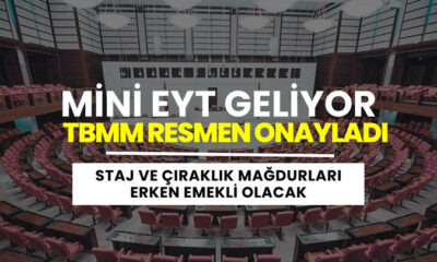 Staj ve Çıraklık Sigortasında Dev Adım! Mini EYT Düzenlemesi Mecliste