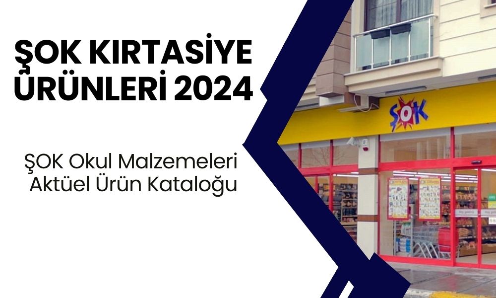 ŞOK Kırtasiye Ürünleri 2024! Çanta, Defter, Kalem, Silgi İndirimli ŞOK Okul Malzemeleri Aktüel Ürün Kataloğu