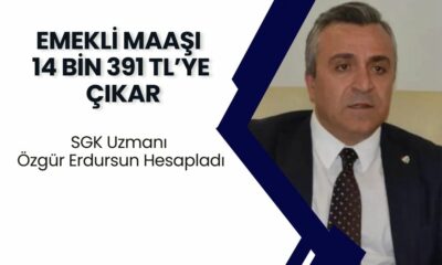 SGK Uzmanı Özgür Erdursun Kuruşu Kuruşuna Hesapladı! ‘Emekli Maaşı 14 Bin 391 TL’ye Çıkar’