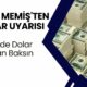 İslam Memiş'ten Dolar Uyarısı! Elinde dolar bulunduranlar...