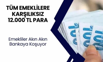 O Banka Emeklilere Karşılıksız 12.000 TL Ödeme Yapıyor! Emekliyi Sevindiren Ödeme