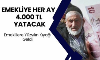 Emeklilere Yüzyılın Kıyağı Geldi: Maaşa Ek Her Ay 4.000TL Ödenecek!