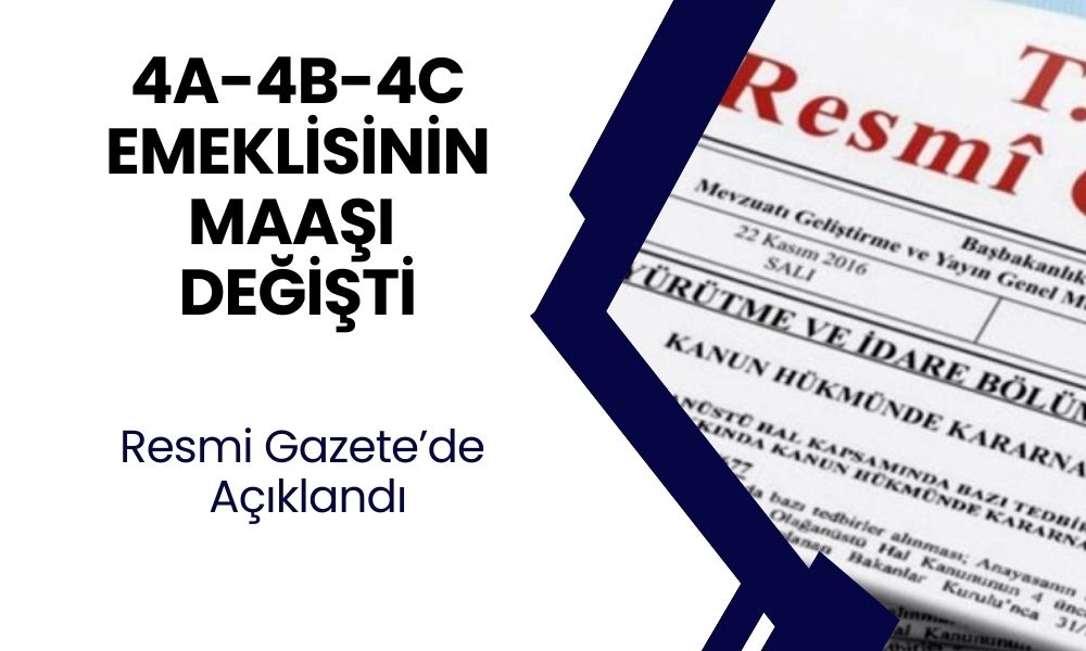 Resmi Gazete’de Açıklandı! Emeklinin Gözü Aydun! En Düşük Emekli Maaşı Arttı