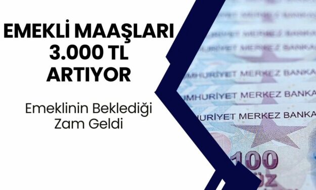 Emekliye Ara Zam Onayladı: Maaşlar 3000 TL Artıyor!