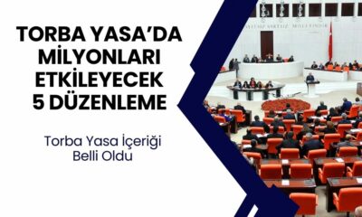 Torba Yasa ile Büyük Düzenlemeler! Staj, Taşeron, Sicil Affı ve Kademeli Emeklilik