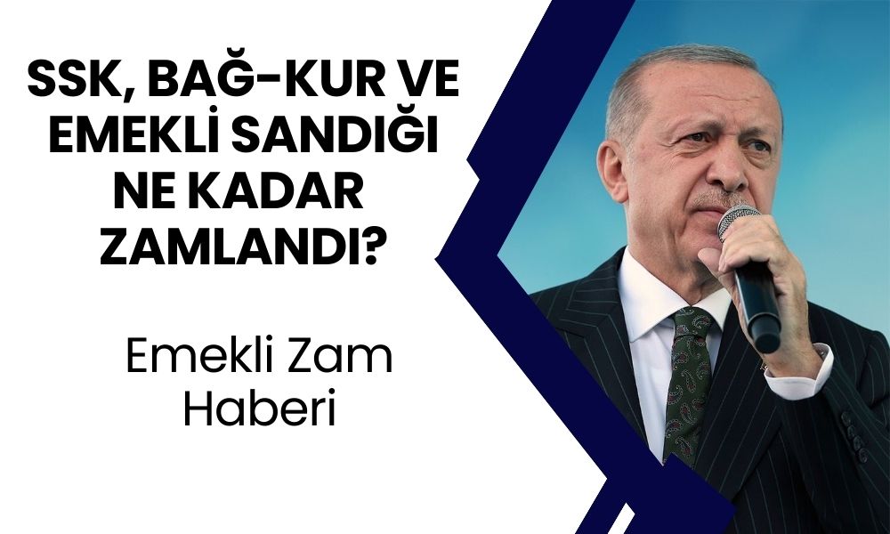 SSK, Bağ-kur ve emekli sandığı 10 11 12 13 bin lira alanların maaşı ne kadar zamlandı? 4A-4B-4C emekli maaş hesaplama tablosu burada!