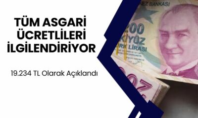 Asgari Ücretli Çalışanlara KÖTÜ HABER! 19.234 TL Olarak Açıklandı