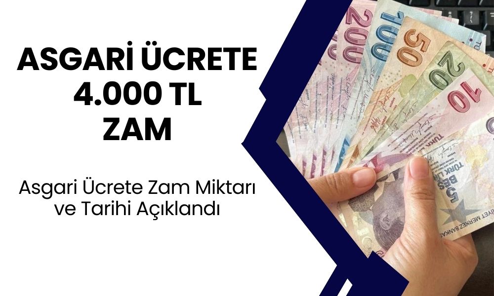 Asgari Ücrete 4.000 TL Zam Gelecek! Uzman İsim Hükümetin Asgari Ücret Planını Açıkladı