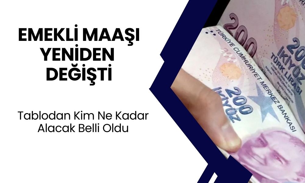 Emekli Maaşlarında Yeni Dönem! Ek Zam Düzenlemesi İle Yeni Maaş Tablosu Yayınlandı