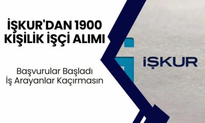 İŞKUR'dan 1900 Kişilik İşçi Alımı: Başvuru Şartları ve Detaylar Açıklandı! İş İlanları Başvurusu...