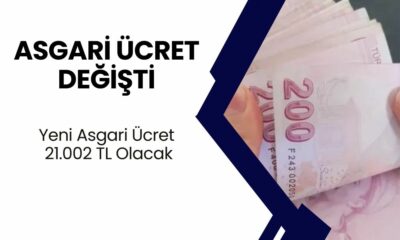 Asgari Ücrete Zam Geldi! Yeni Asgari Ücret 21.002 TL Olacak! Karar Açıklandı