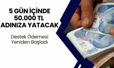 50.000 TL Ödeme 5 Gün İçinde Hesaplara Yatırılacak! Garanti Bankası İş Bankası Akbank ve Ziraat Bankası'ndan