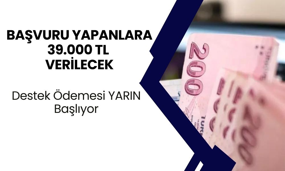 Başvuru Yapanlara 39.000 TL Verilecek! Denizbank Destek Ödemesi YARIN Başlıyor!