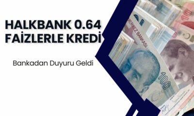 Halkbank 0.64 Faizlerle Para Dağıtacak! Bankadan Duyuru Geldi! Kişi Başına 25 Bin TL