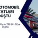 Ağustos'ta Sıfır Otomobilin Fiyatı 798 Bin TL'ye Düştü