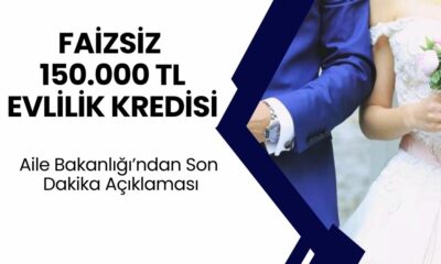 Yeni Evlenecek Çiftlere Devlet Desteği! Tüm İllerde Faizsiz 150 Bin TL Kredi Başladı!