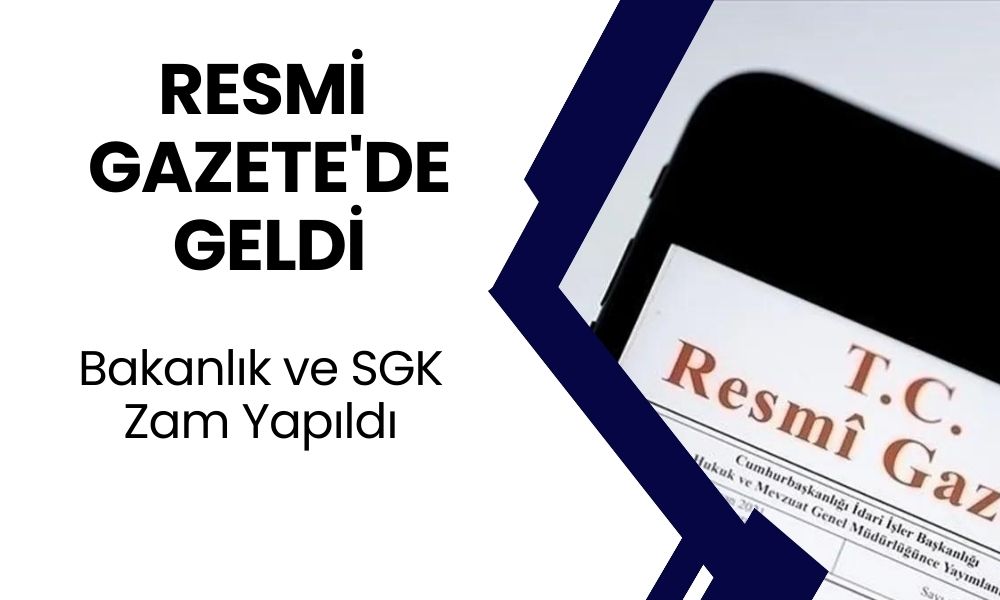 Resmi Gazete'de Yayımlandı! Bakanlık ve SGK'dan Desteklere Yüzde 40 Zam Geldi