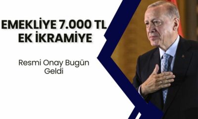 Emekliye 7.000 TL Ek İkramiye Verilecek! Yeni Zam Bugün Onaylandı