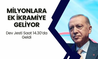 Ek İkramiye Dev Jesti! Saat 14.30’da Milyonlarca Kişiye Müjde Verildi