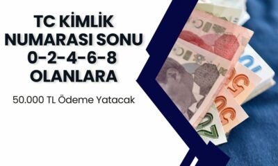 TC Kimlik Numarasının Sonu 0-2-4-6-8 Olanların Hesabına Trink Diye 50.000 TL Ödeme Yatıyor