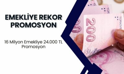 Emekliye Rekor Promosyon Ödemesi! 3 Yıl Kalma Sözü Verene 24.000 TL Promosyon