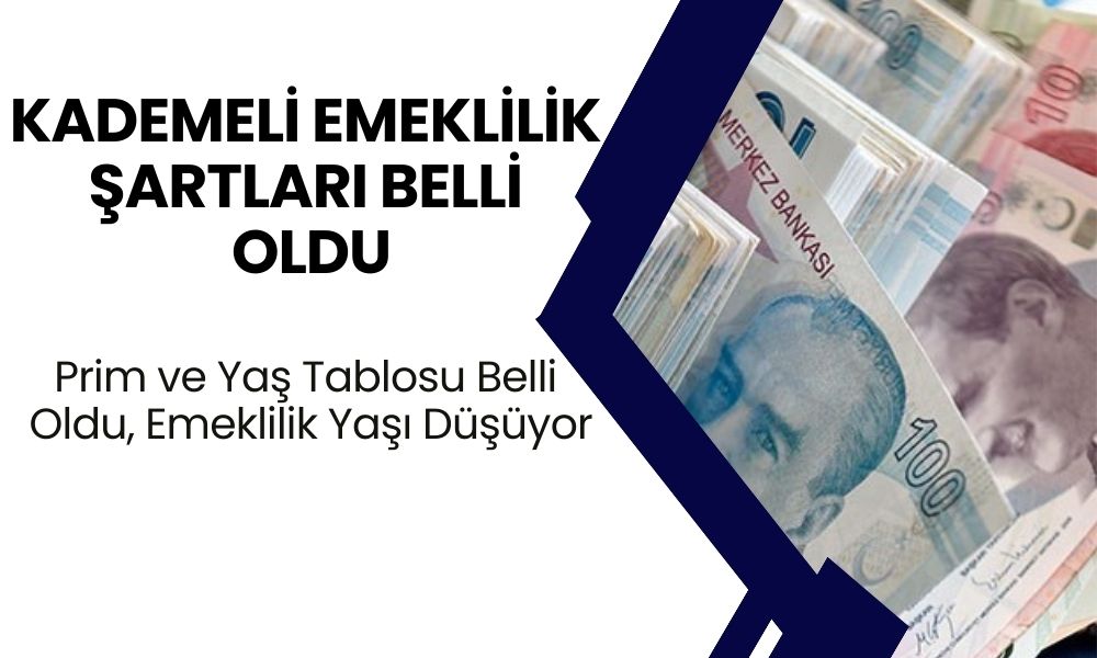 Milyonlarca Kişiye Erken Emeklilik Müjdesi! Kademeli Emeklilik Sistemi ile Prim ve Yaş Tablosu Belli Oldu, Emeklilik Yaşı Düşüyor!