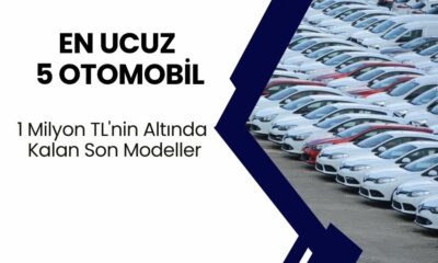 Türkiye'de Satılan En Ucuz 5 Otomobil! 1 Milyon TL'nin Altında Kalan Son Modeller