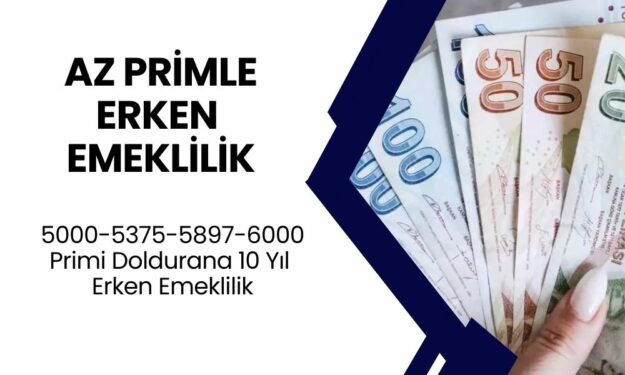 5000-5375-5897-6000 Günü Olanlar Dikkat! Kademeli Prim Tablosu Netleşti! Eyt Benzeri 10 Yıl Erken Emeklilik