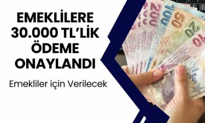 16 Milyon 150 Bin Emekliye 8 Ağustos Sonra Hesaplara 30.000 TL Yatacağı Açıklandı