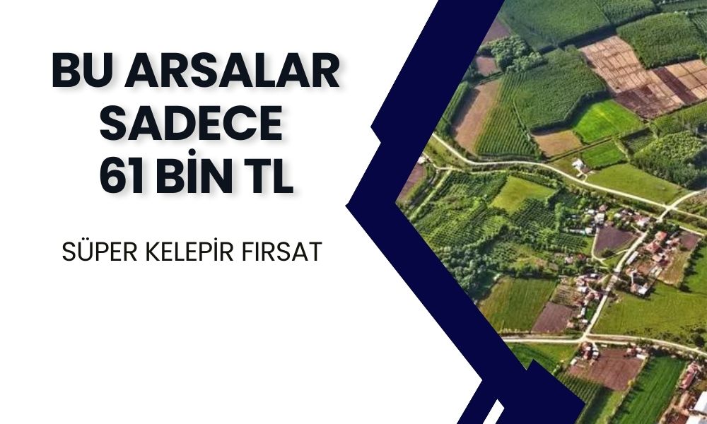 SÜPER KELEPİR FIRSAT! Ziraat Bankası'ndan 61.000 TL'ye Satılık Dev Tarla!