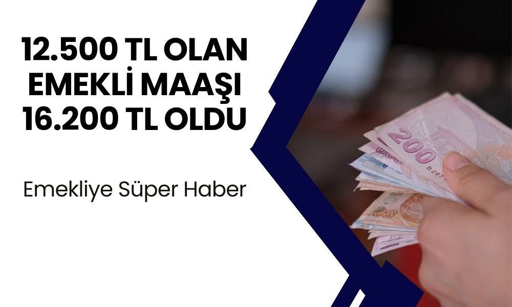 Emekliler İçin Karar Verildi! 12.500 TL Olan Maaşlara 3.700 TL İlave Zam Yapıldı