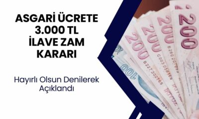 Asgari Ücrete Ara Zam İçin Açıklama Yaptı: 3000 TL İlave Zam