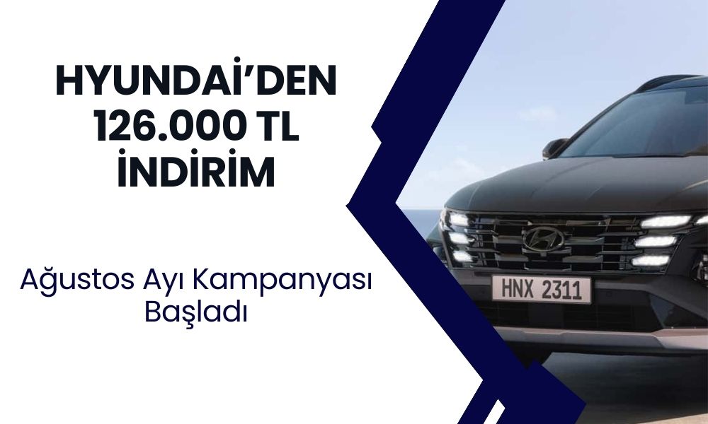 Tek Kalemde 126.000 TL'lik İndirim! Hyundai O Modeli İçin Dev İndirim Yaptı